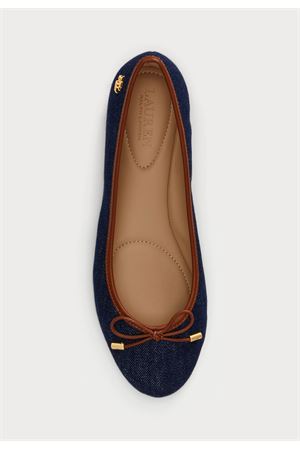Jayna-Flats-Ballet-Denim/Soft Nappa LAUREN RALPH LAUREN | Ballerina | 802P04386001